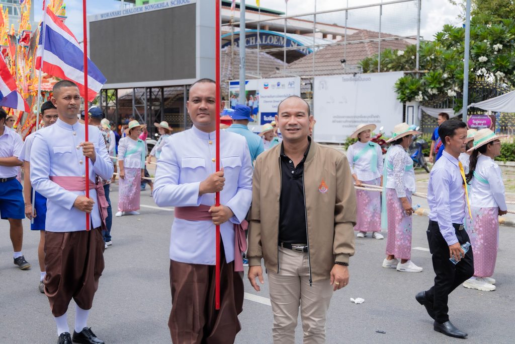 คณะครุศาสตร์ฯ ร่วมเดินขบวนสืบสานประเพณีลากพระและตักบาตรเทโว ประจำปี 2569เสริมสร้างความสัมพันธ์อันดีระหว่างมหาวิทยาลัย วัด และชุมชน - มทร.ศรีวิชัย (RMUTSV)